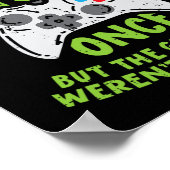 Went Outside Once Game Controller Funny Video Gami ポスター (角)