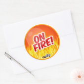 Weplay Propsシリーズ1 - On Fire! ラウンドシール (封筒)