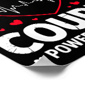 Wer Couple Christian Couples Matching Valentines D ポスター (角)