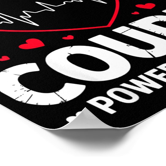 Wer Couple Christian Couples Matching Valentines D ポスター (角)