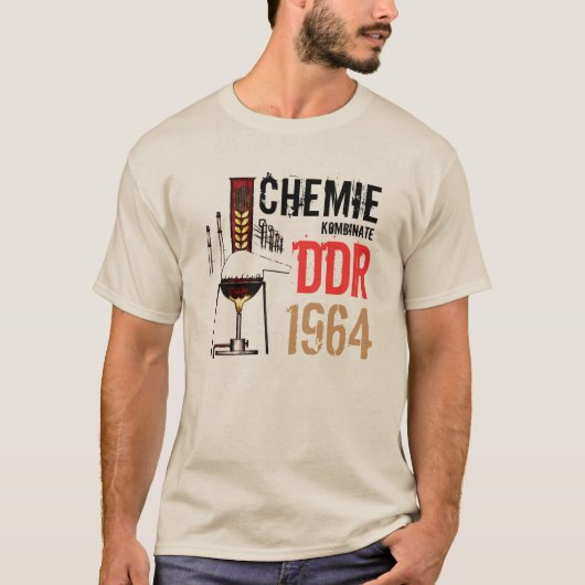 Werbedesign DDR Chemie Tシャツ (正面)