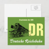 Werbedesign DDR Reichsbahn ポストカード (正面/裏面)
