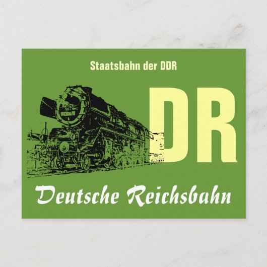Werbedesign DDR Reichsbahn ポストカード (正面)