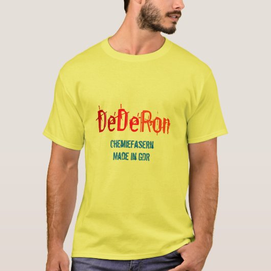 Werbedesign Dederon Chemiefasern Tシャツ (正面)