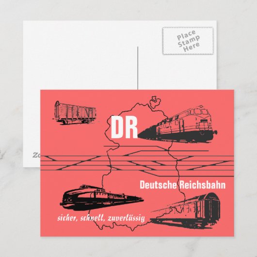 Werbedesign Deutsche Reichsbahn ポストカード (正面/裏面)