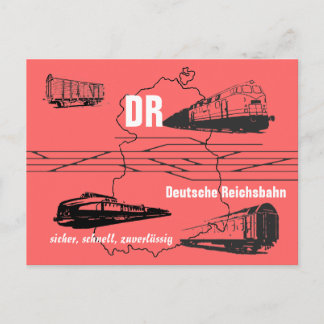 Werbedesign Deutsche Reichsbahn ポストカード