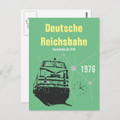 Werbedesign Deutsche Reichsbahn DDR ポストカード (正面/裏面)