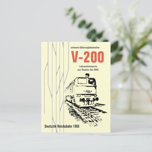 Werbedesign Deutsche Reichsbahn DDR ポストカード (スタンド正面)