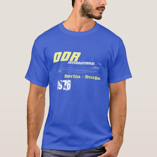 Werbedesign Interflug DDR Tシャツ (正面)