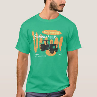 Werbedesign Traktoren DDR Tシャツ