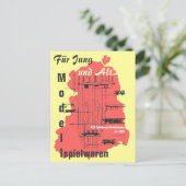 Werbung Modelspielwaren DDR ポストカード (スタンド正面)