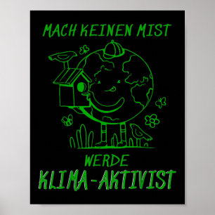 Werde Klimaakist気候地球地球温暖化 ポスター
