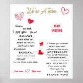 We're A Team, Wedding Anniversary Gift, Wedding ポスター (正面)