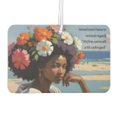 We're All A Bit Unhinged - Funny カーエアーフレッシュナー (裏面)