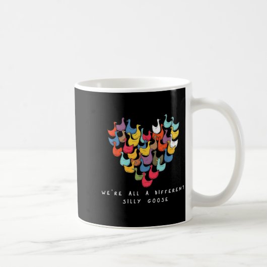 Were All A Different Silly Goose Heart Inclusive E コーヒーマグカップ (右)