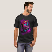 We're All Mad Here Pink Steampunk Alice In Wonderl Tシャツ (正面フル)