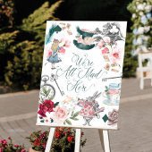 We're All Made Here | Alice In Wonderland Collage ポスター