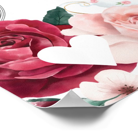 We're All Made Here | Alice In Wonderland Collage ポスター (角)