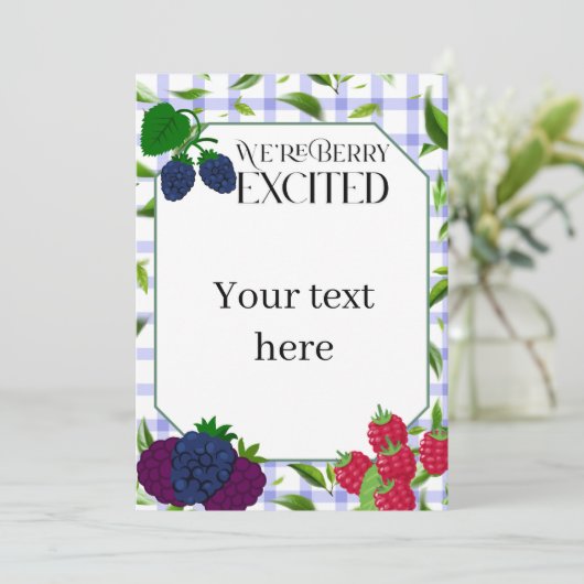 We're "Berry" Excited 招待状 (スタンド正面)