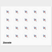Were Better Together Graphic Minimal Design  ラウンドシール (シート)