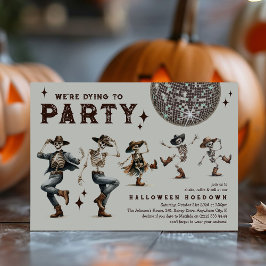 We're Dying to Party ハロウィンホーダウン 招待状