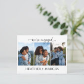 We're Engaged 3 Photo Script Postcard ポストカード (スタンド正面)