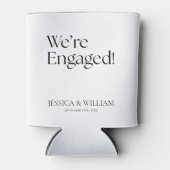 We're Engaged Modern Minimalist  缶クーラー (正面)