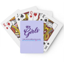 We're Girls USA  コピーライト ポーカーセット