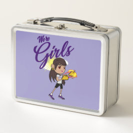 We're Girls USA © Mindy と姉妹Fefi LunchBOX メタルランチボックス