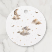 We're Going Batty for Baby Moon Bat ベビーシャワー フェイバータグ (裏面)