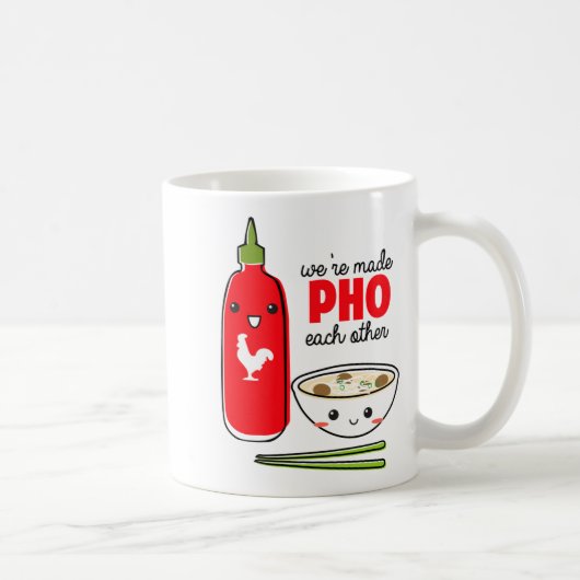 Were Made Pho Each Other  コーヒーマグカップ (右)