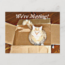 「We're Moving」発表葉書 案内ポストカード