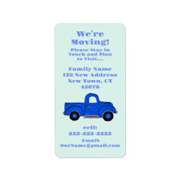 We're Moving Announcement Sticker Label ラベル