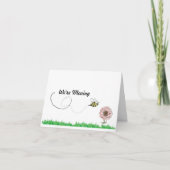 We're Moving Honey Bee 案内状 (正面)