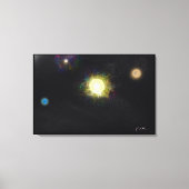 We're not important - Impressionist Art Canvas キャンバスプリント (正面)