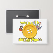 "We're Off to Button Moon" -レトロテレビ懐かしさ 缶バッジ (正面/裏面)