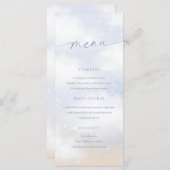 We're On Cloud 9 Dreamy Cloudsメニューカード メニュー (正面/裏面)