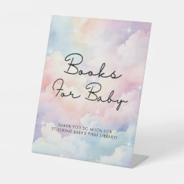 We're On Cloud 9 First Books赤ちゃんシャワー 台座サイン