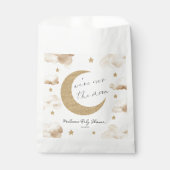 We're Over The Moon Boho Celestial Baby Shower フェイバーバッグ (正面)