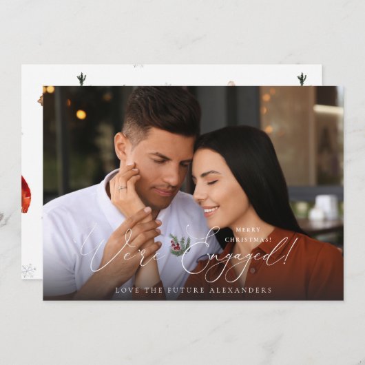 We're Photo 婚約した Ele Holly Berry Holiday -C (正面/裏面)