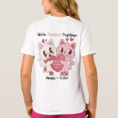 We're Purrfect Together Tシャツ (裏面)