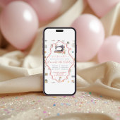 We're Sew Excited! 手作り好きな人への誕生日パーティー 招待状