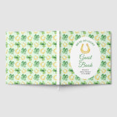 We're So Lucky Horseshoe St Patrick's Baby Shower ゲストブック (全面)