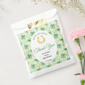 We're So Lucky Horseshoe St Patrick's Baby Shower フェイバーバッグ (封をした状態)