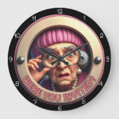 Were You Invited? Wall Decor ラージ壁時計 (正面)