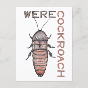 Werecockroachはがき ポストカード