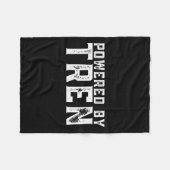 Wered By Tren _ Legalize Anabolic Steroids _ Funny フリースブランケット (正面(横))