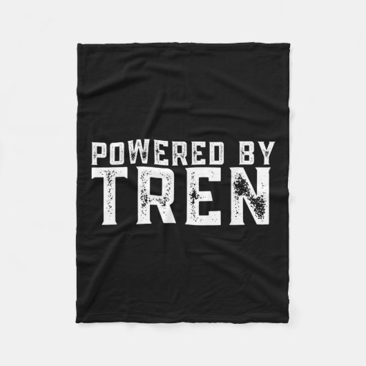 Wered By Tren _ Legalize Anabolic Steroids _ Funny フリースブランケット (正面)