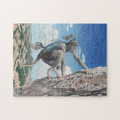 Wereratの女の子の石の登山の中型のファンタジーのパズル ジグソーパズル (横)