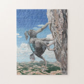 Wereratの女の子の石の登山の中型のファンタジーのパズル ジグソーパズル (縦)